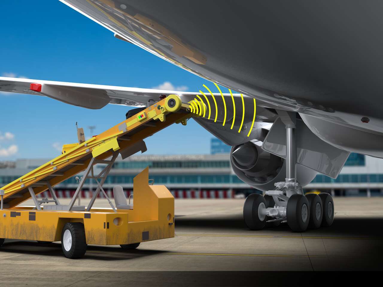 Preventing Baggage Handling Equipment from Damaging Aircraft
