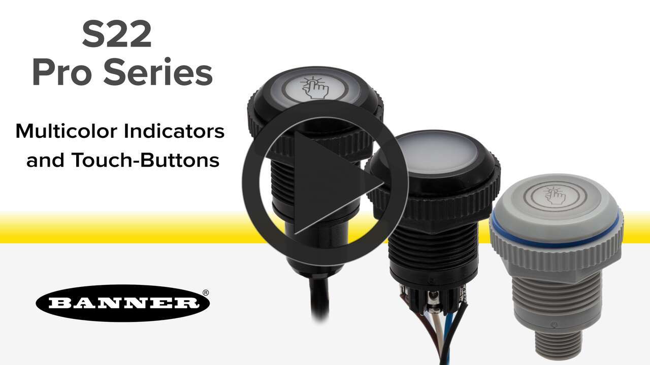 S22 Pro Series Indicators and Touch Buttons