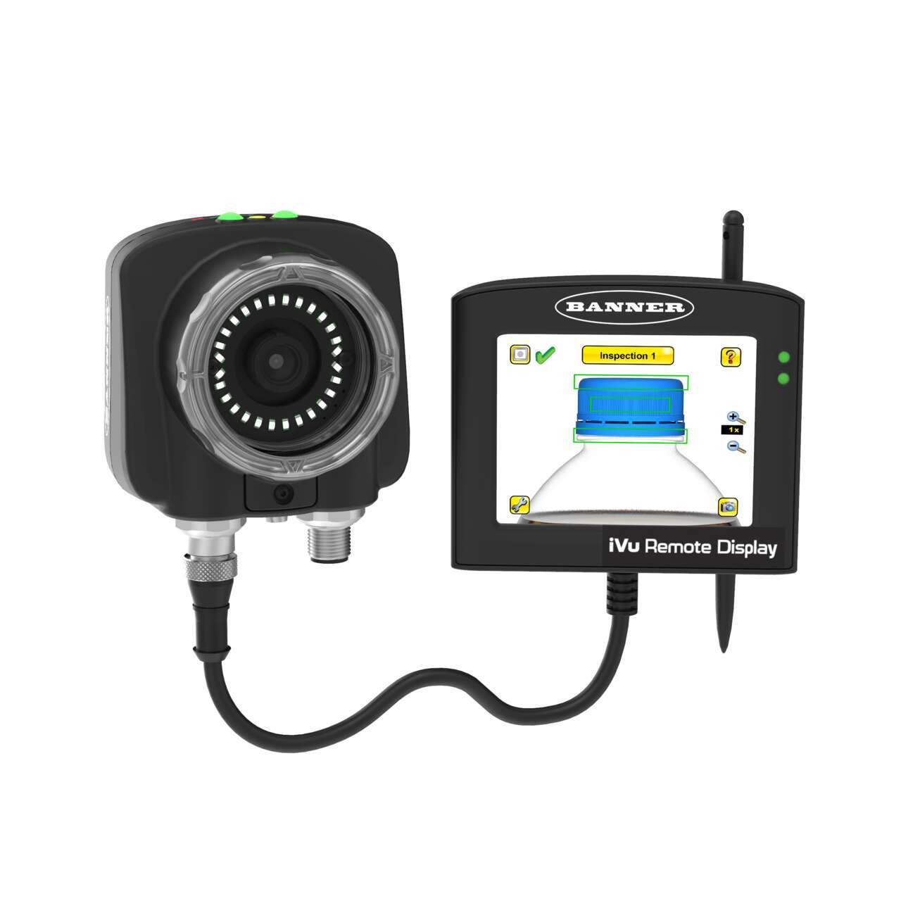 iVu Color with Remote Touch Screen iVu color vision sensor