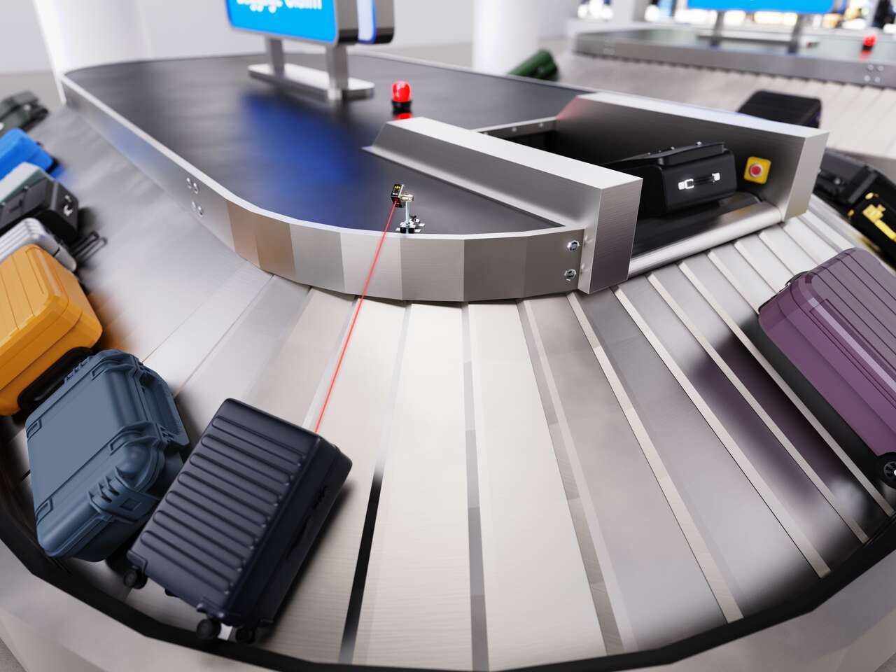 Preventing Jams in Airport Baggage Retrieval Systems