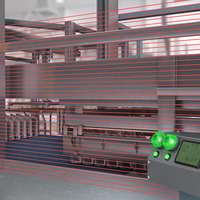 Safety Light Screens Guard Operators from Sweep Bar 