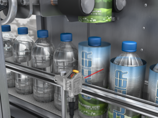 Detecting Clear Bottles to Trigger Shrink Sleeve Labeler