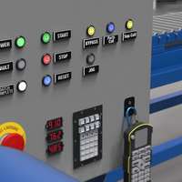 Easy Panels with Multicolor Indicators and Touch Buttons