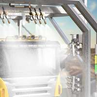 Truck Wash Efficiency Boosted by Visible Indication