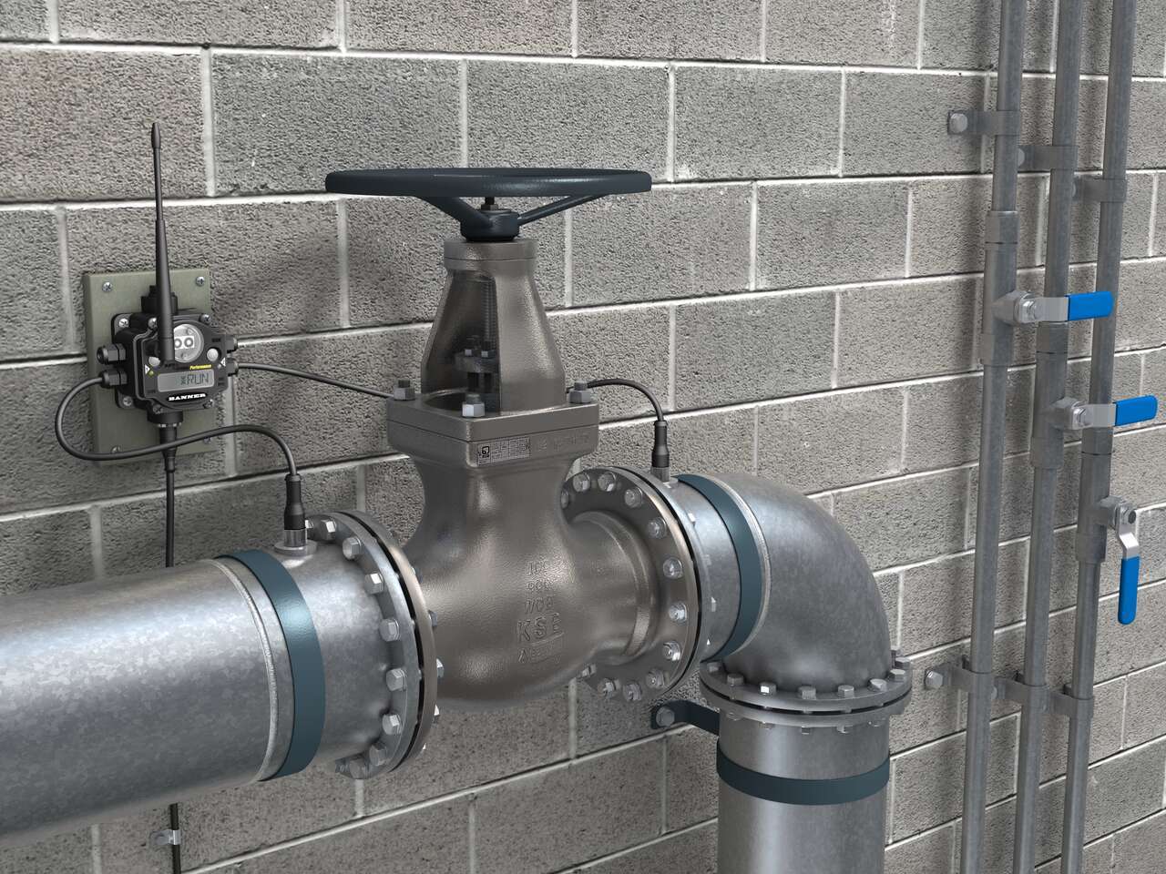 Valve Temperature Monitoring at a Steam Power Plant