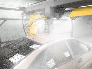 Sensing Vehicle Position Within an Automated Car Wash