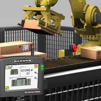 Robotic Cell Industrial Barcode Inspection
