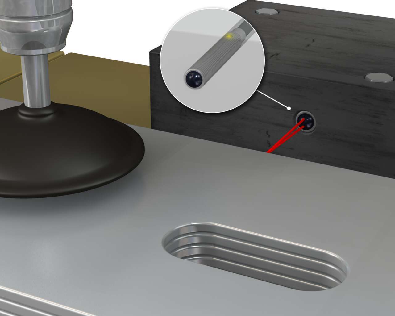 Stack Height Detection of Metal Parts