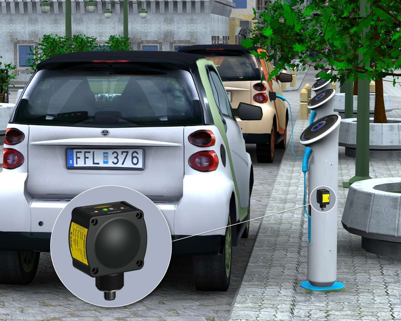 Electric Vehicle Detection at Charging Stations