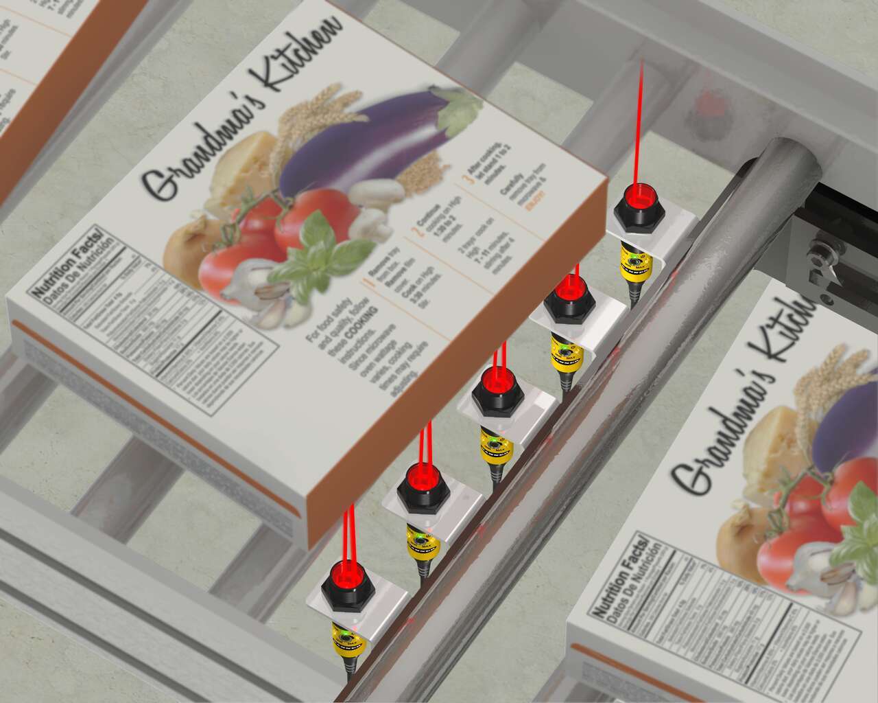 Detecting Different Size Packages on a Conveyor