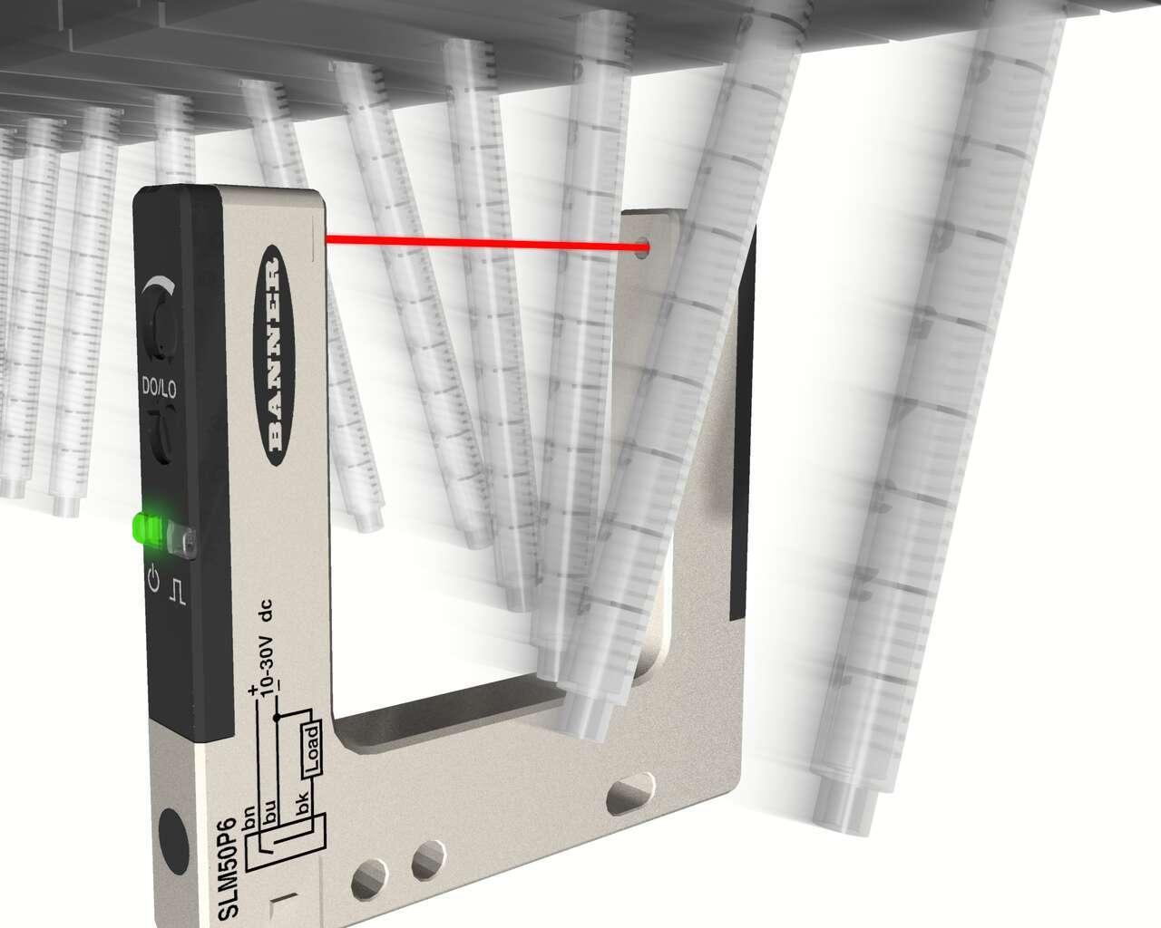 Counting Syringes with a Slot Sensor