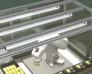 Highly Bright, Robust Lighting for Robotic Cells