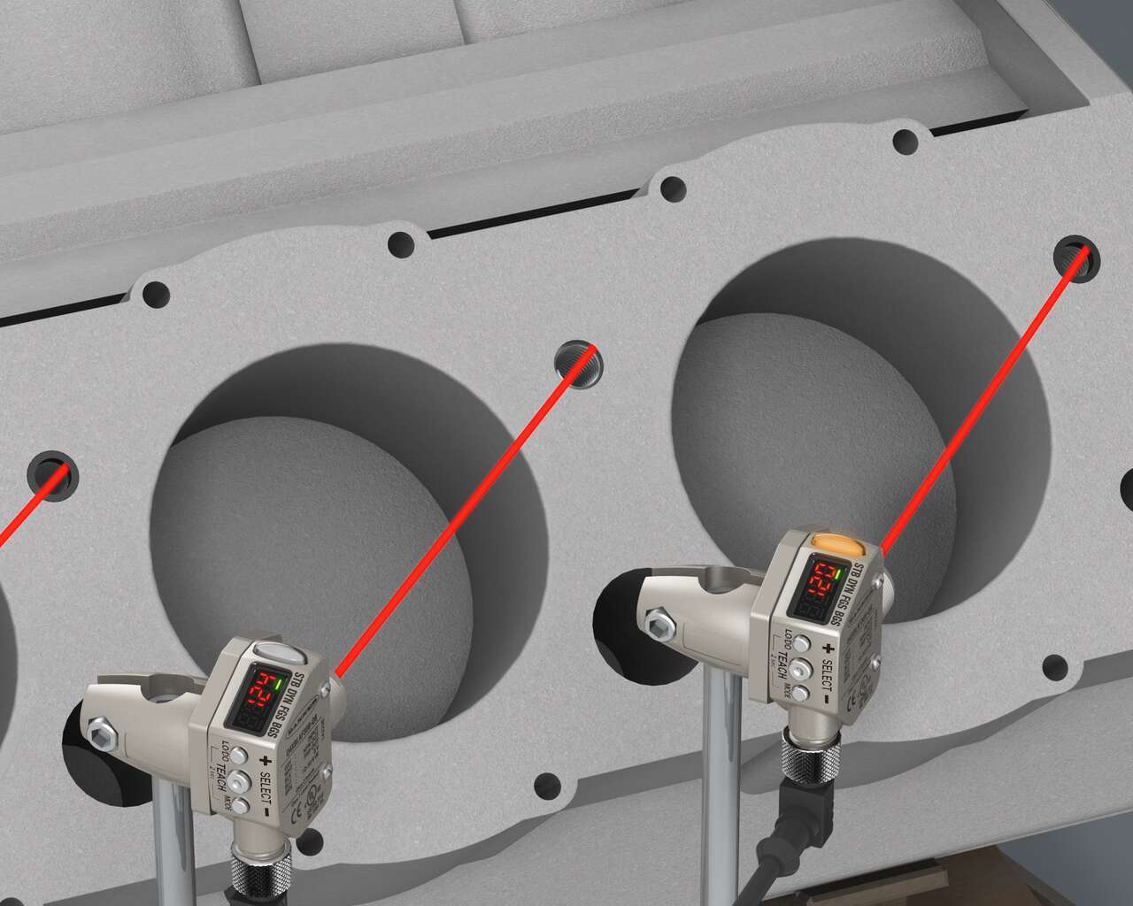 Discrete Laser Measurement Sensor Selection