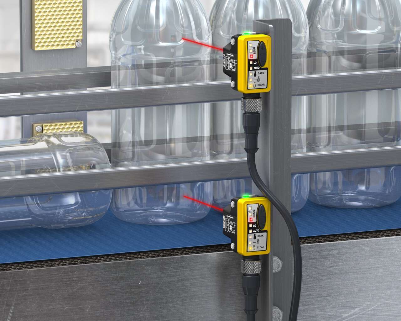 Detecting Tipped-Over Bottles on a High-Speed Bottling Line
