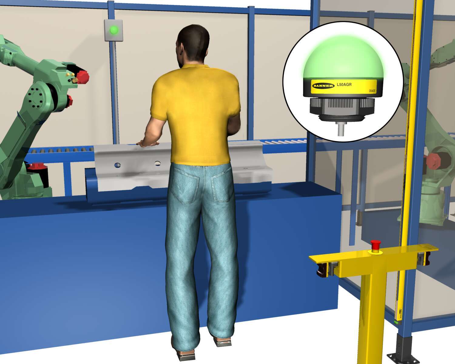 部件装载指示灯图