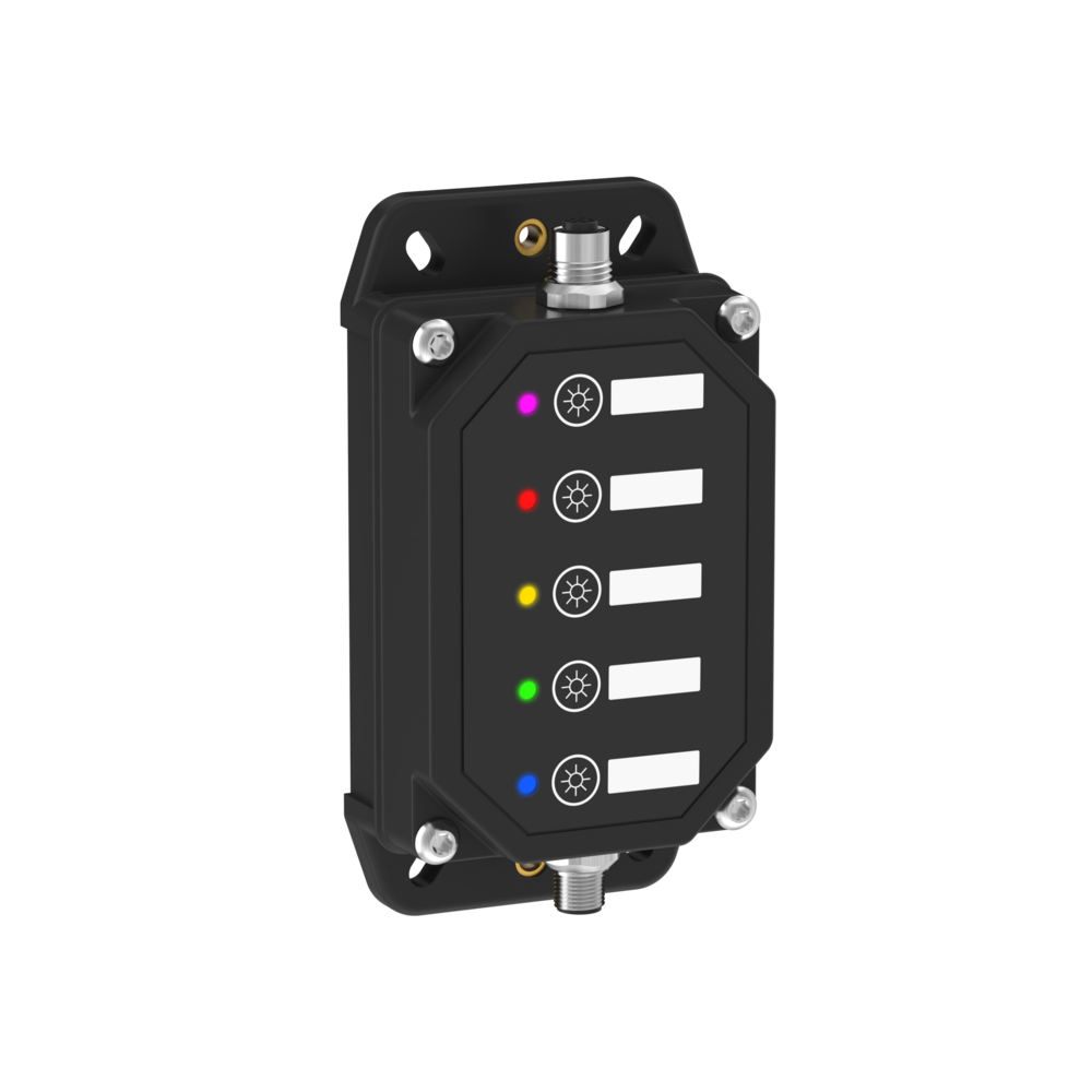 LCA130T light controller product image with LEDs lit
