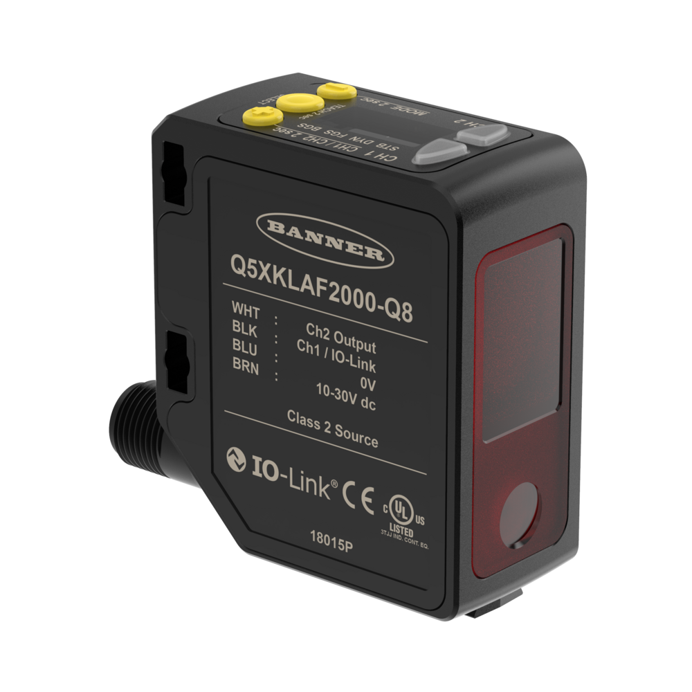 Q5X Series High Power, Mid Range Photoelectric Sensor