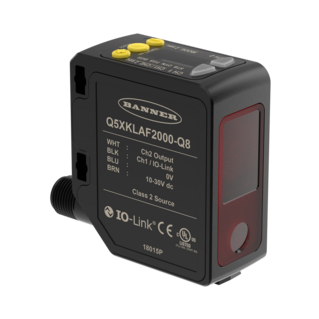 Q5X Series High Power, Mid Range Photoelectric Sensor