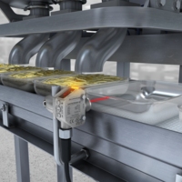 Clear Tray Detection at Hopper Food Storage Units