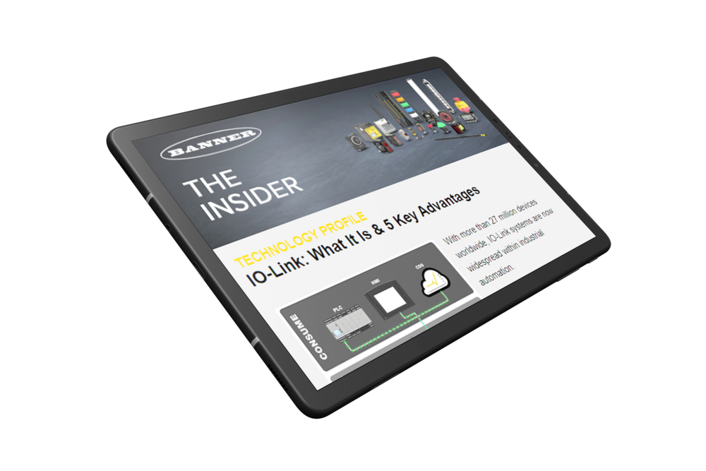 banner insider enewsletter on an tablet