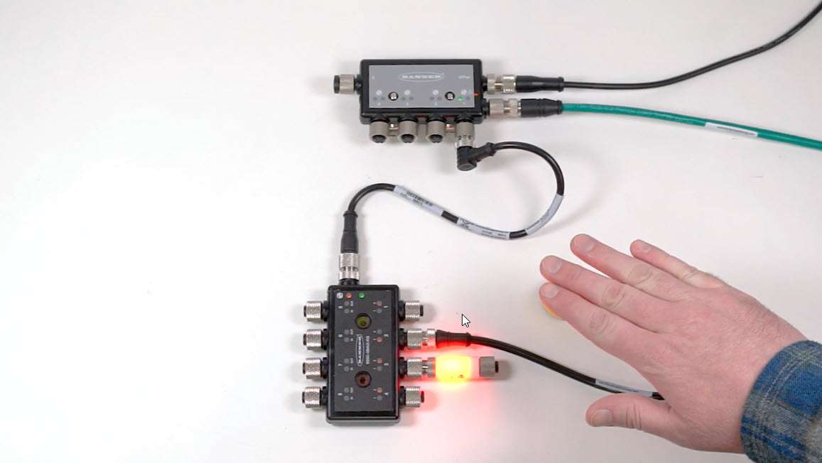 操作指南：R95C IO-Link 集线器端口镜像
