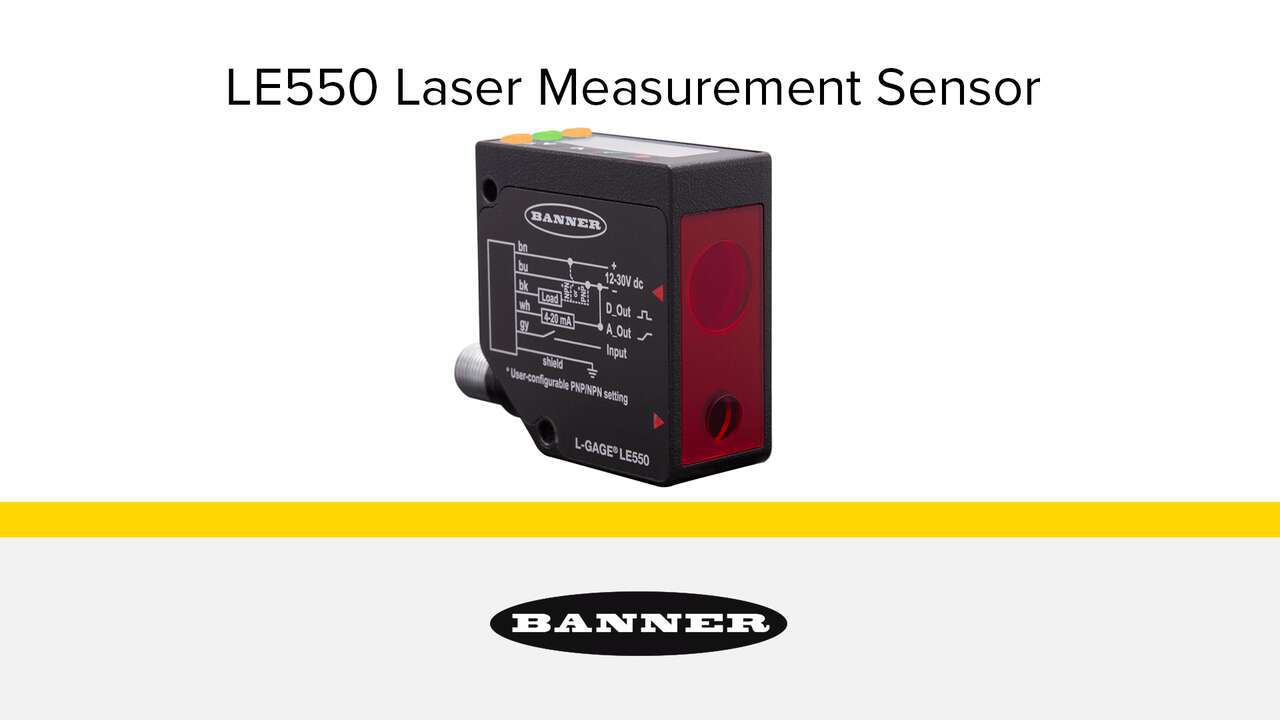 LE550 Laser Measurement Sensor [Video]