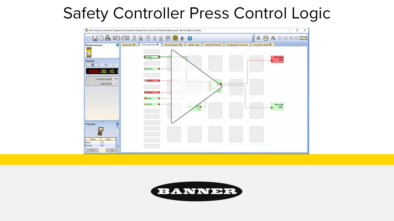 Safety Controller Software: Simple Press Control Tutorial