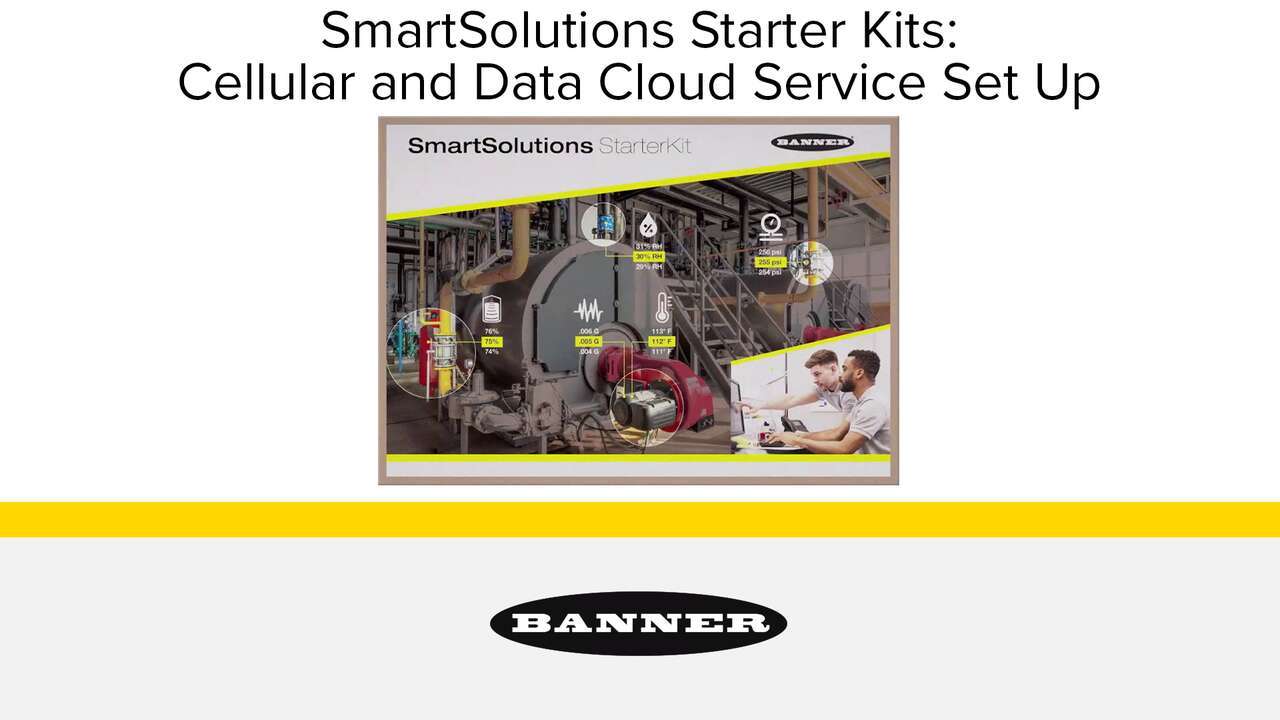 邦纳 Cloud ID Vibration Kit 2/3：蜂窝和云端设置