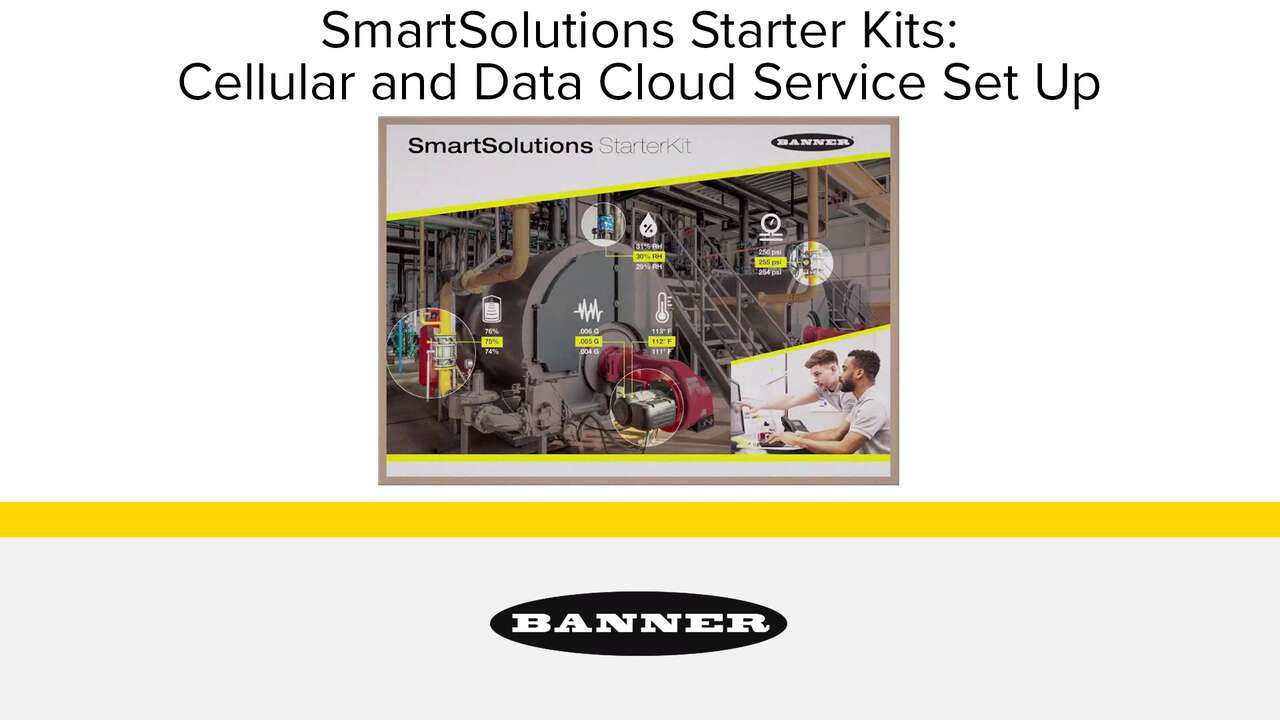 Banner Cloud ID Vibration Kit 2 of 3: Cellular and Cloud Setup